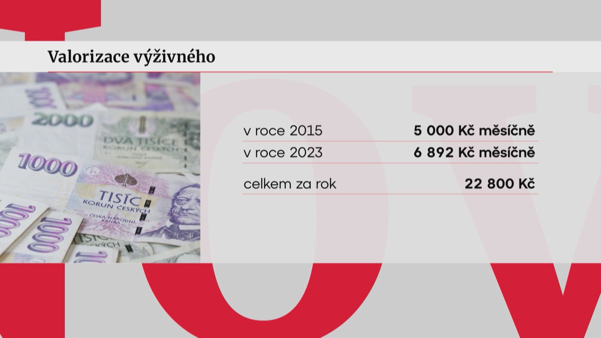Valorizace výživného