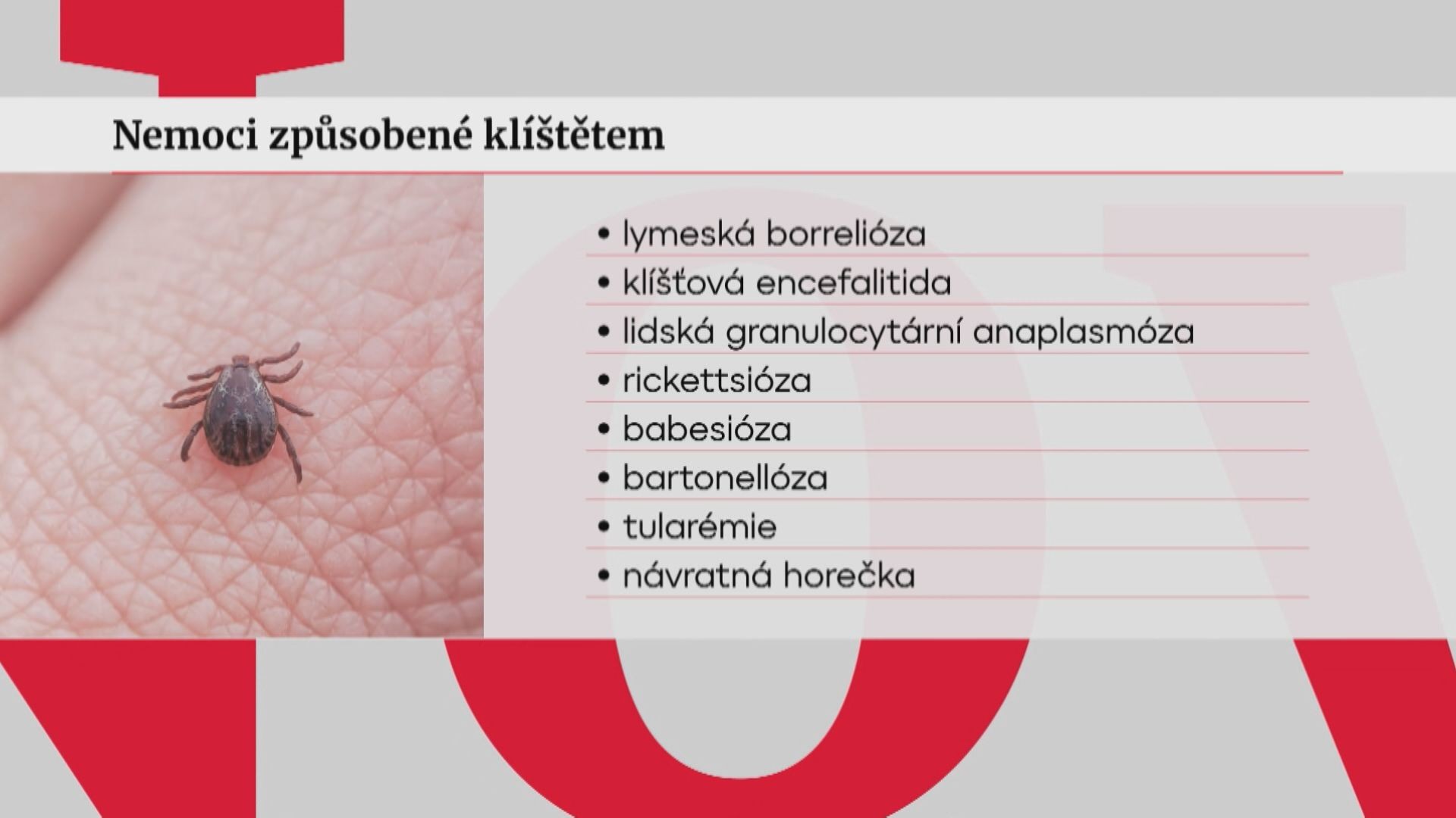 Nemoci způsobené klíštětem