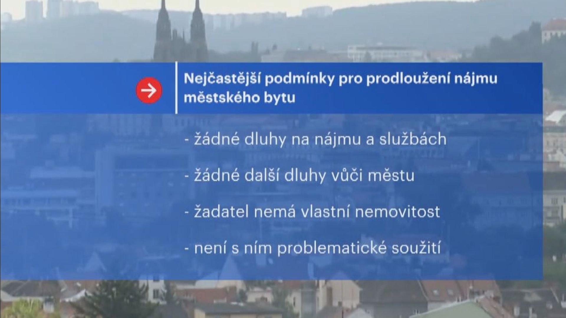 Podmínky pro prodloužení nájmu