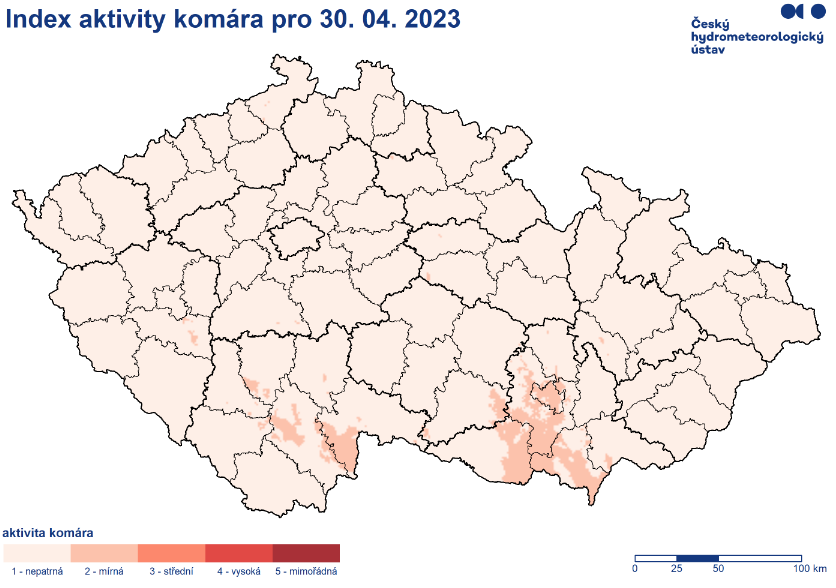 Aktivita komárů