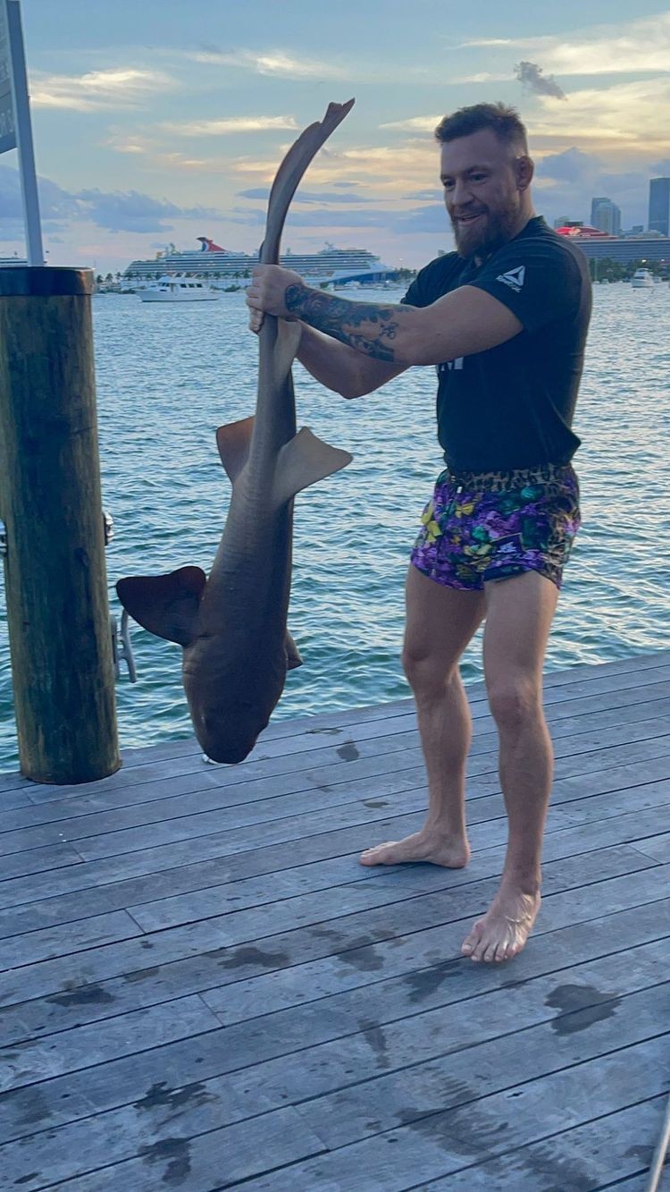 McGregor se pochlubil svým úlovkem