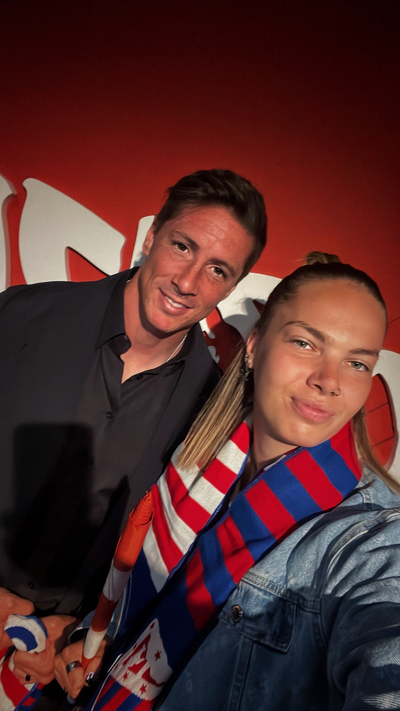 Andrea Stašková s Fernandem Torresem