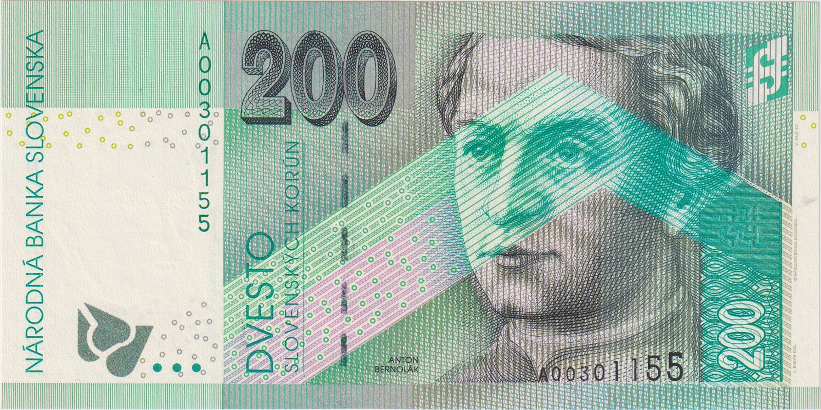 Slovenská 200koruna v dražbě