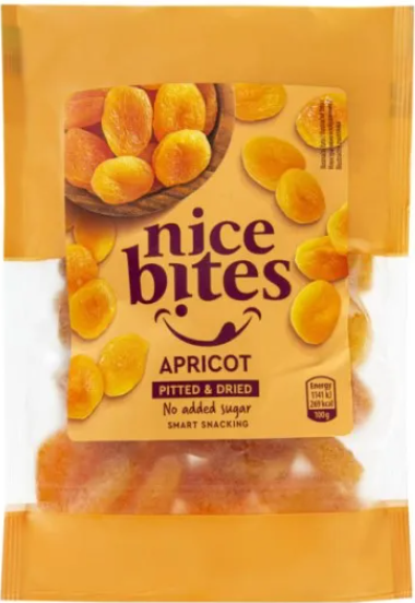 NICE BITES APRICOT 200 G