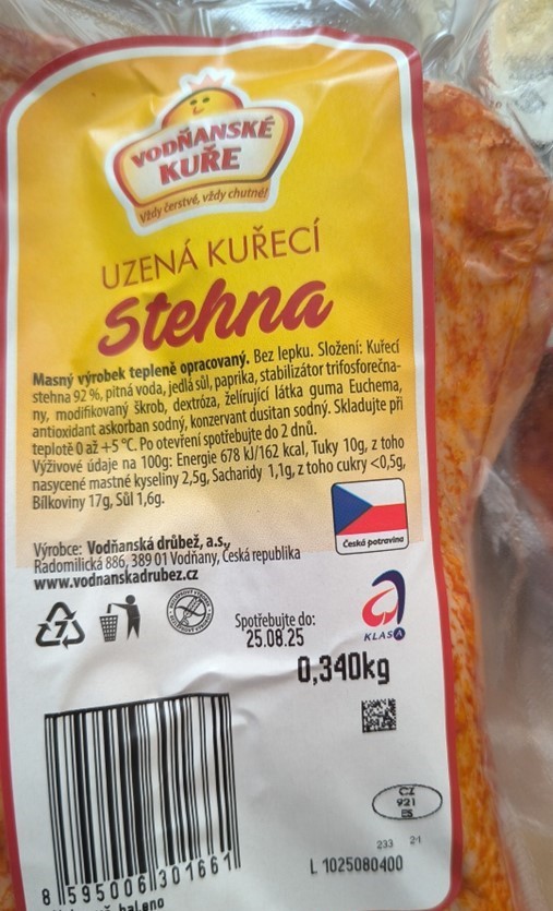Závadná kuřecí stehna