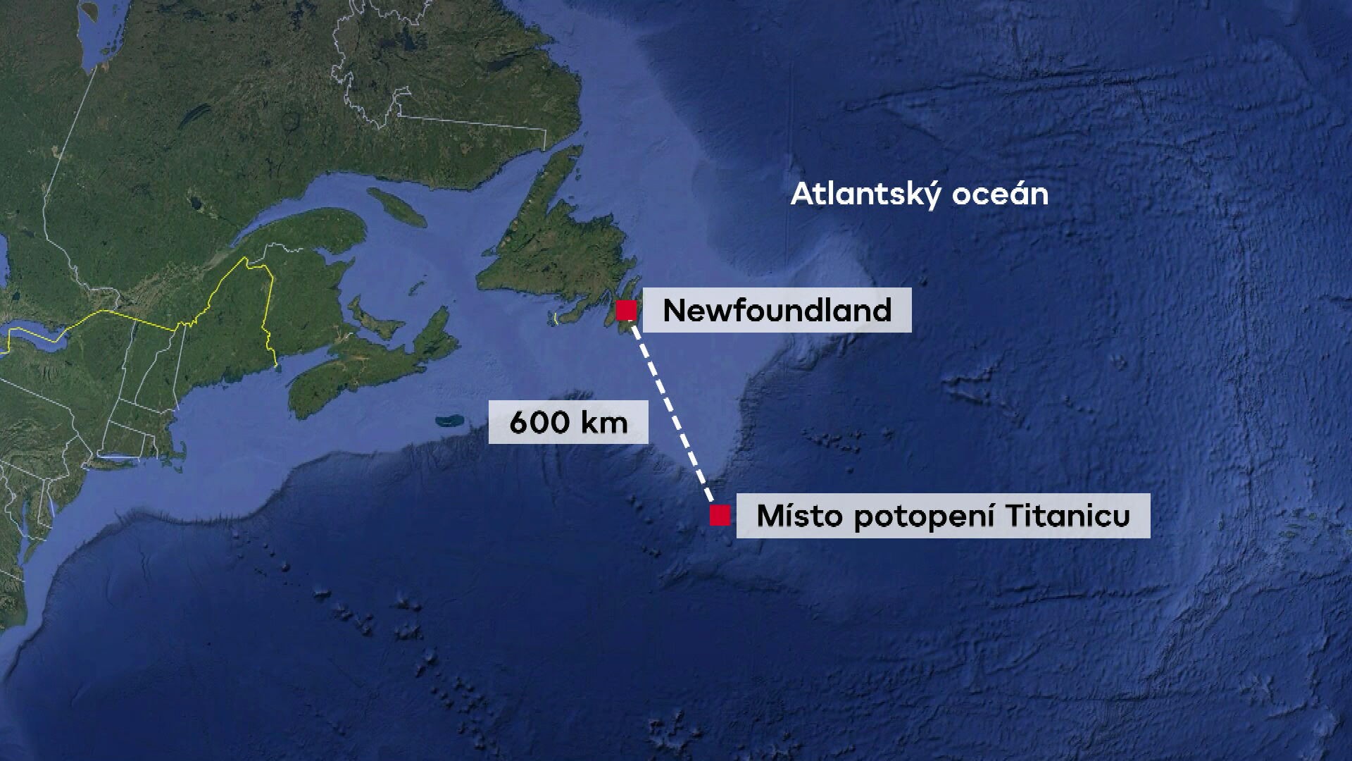 Mapa Titanic