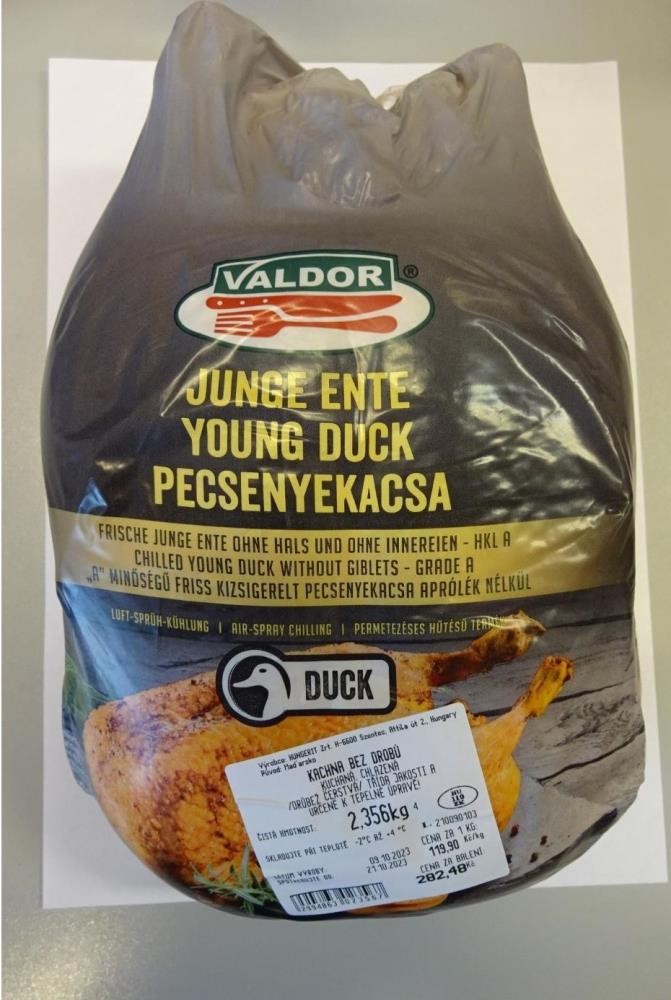 Balení závadného masa