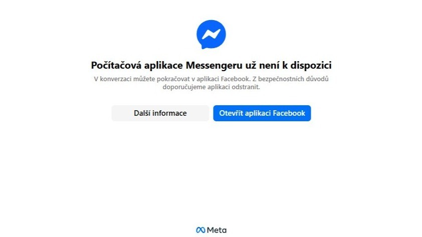 Messenger konec