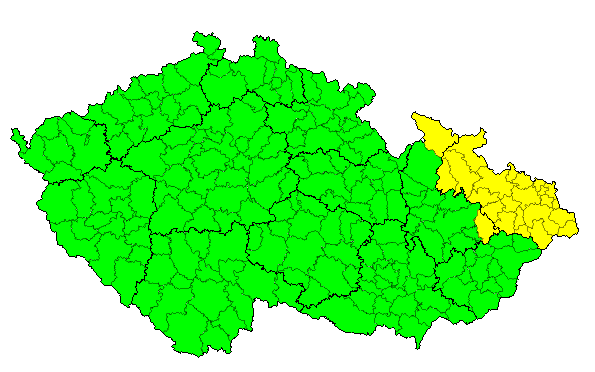 Výstraha před silným větrem (1. 4. 2024)