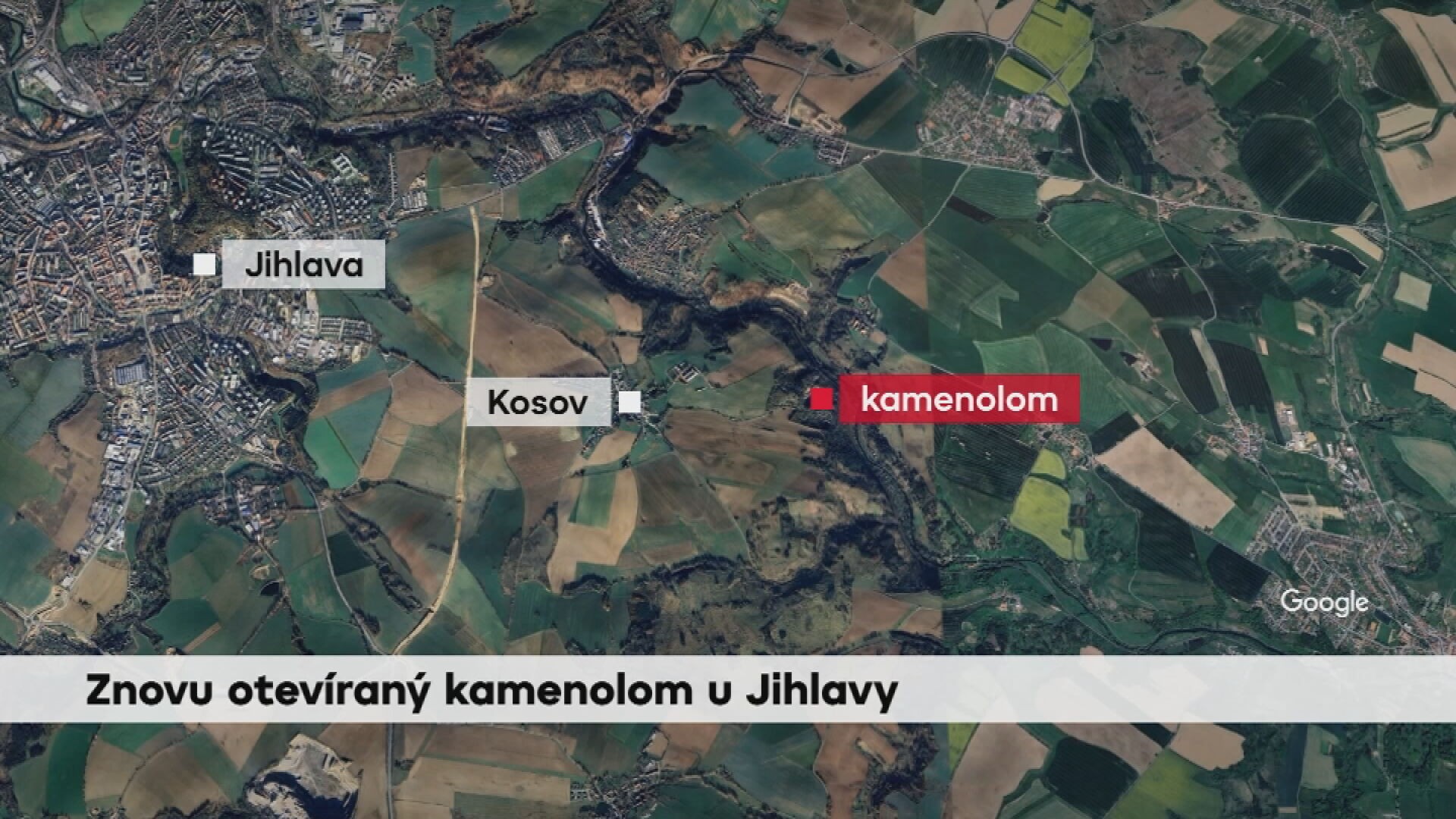Znovu otevíraný kamenolom u Jihlavy
