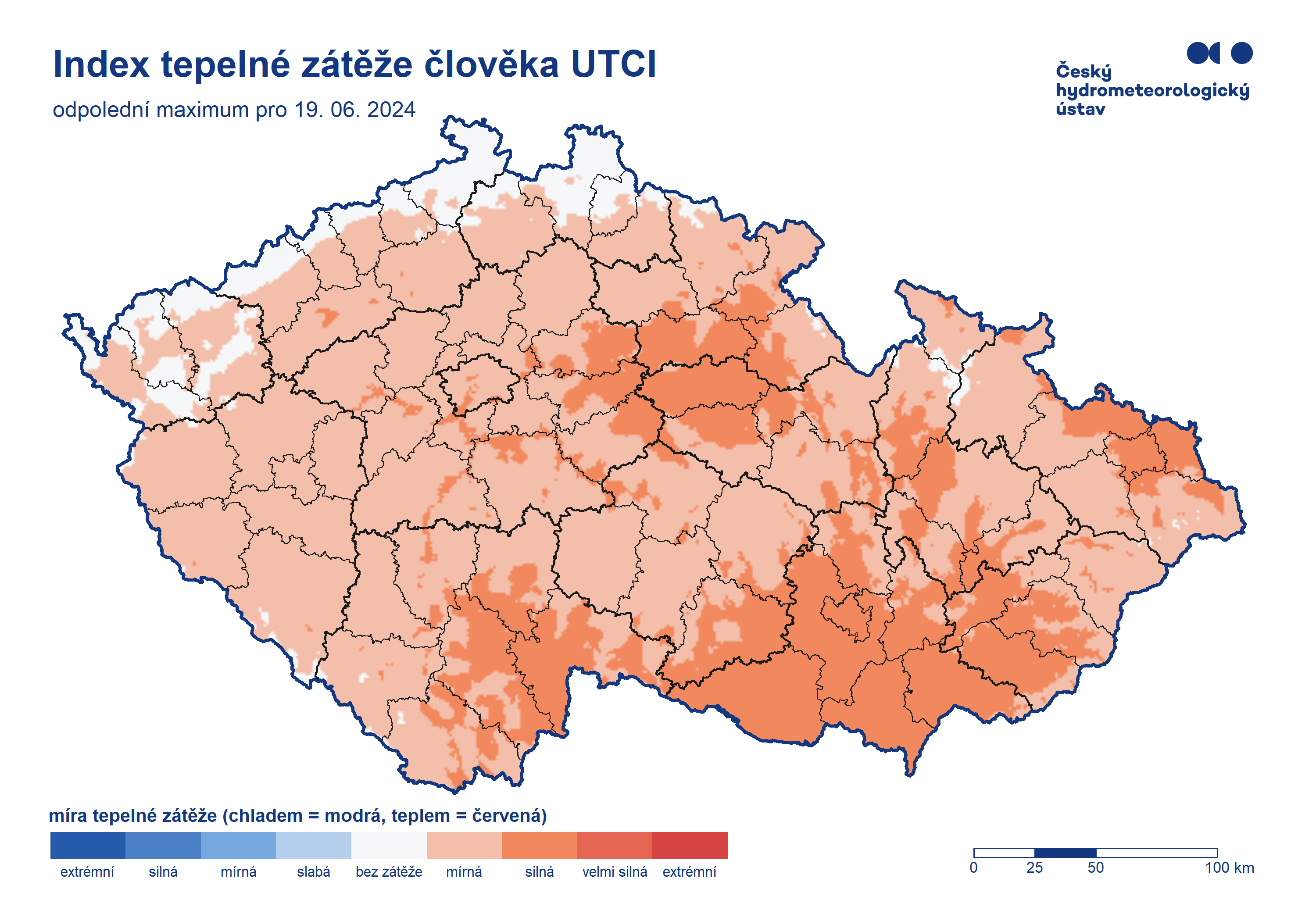 Index tepelné zátěže člověka UTCI