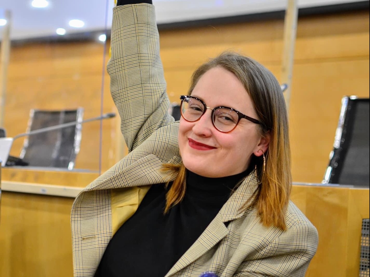 Předsedkyně Mladých lidovců Helena Martínková