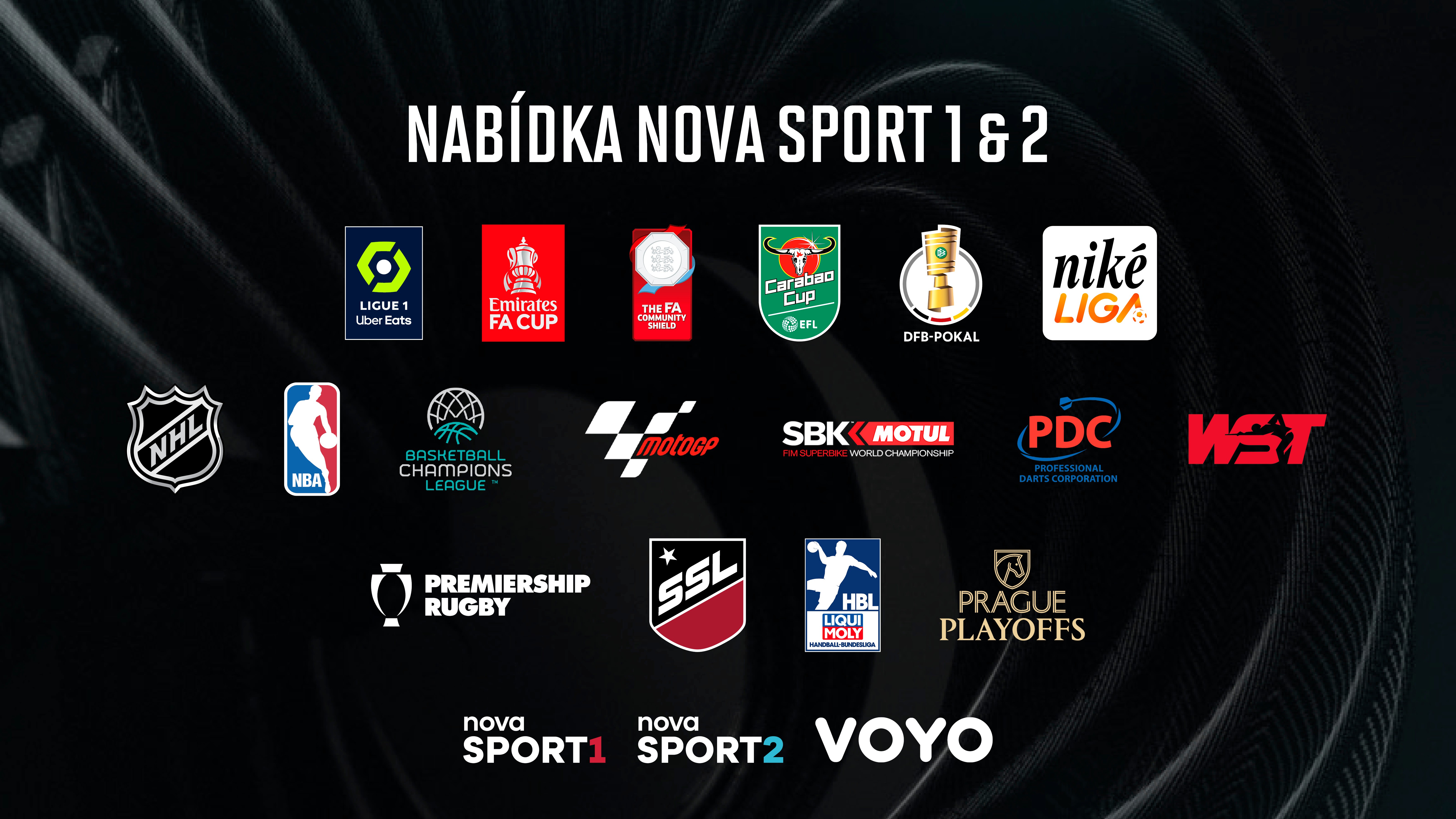 Nabídka Nova Sport 1 a 2.