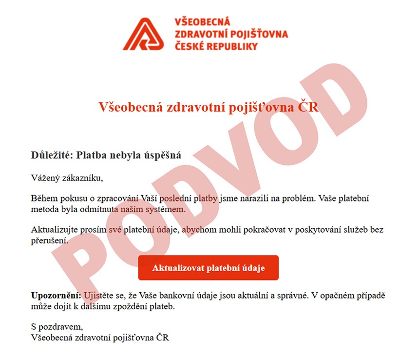 Podvodný e-mail