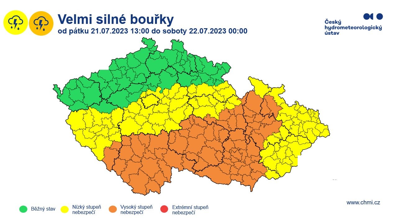 Výstraha před bouřkami