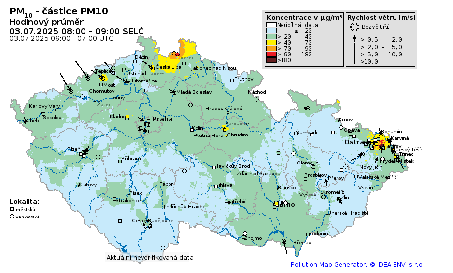 Částice polétavého prachu