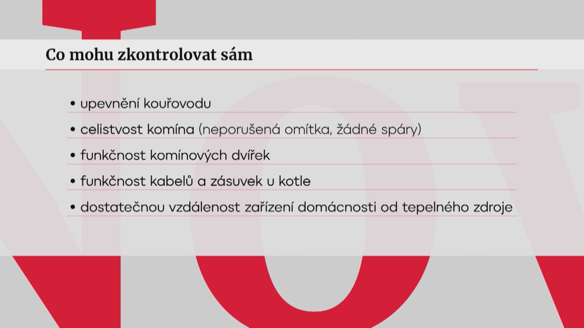 Co si můžu zkontrolovat sám
