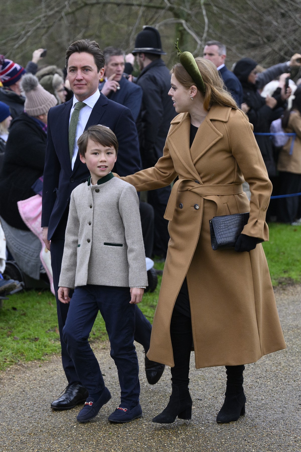 Princezna Beatrice s manželem a nevlastním synem na Vánoce 2024