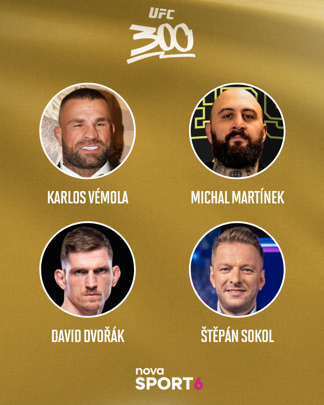 Studio Nova Sport 6 před UFC 300