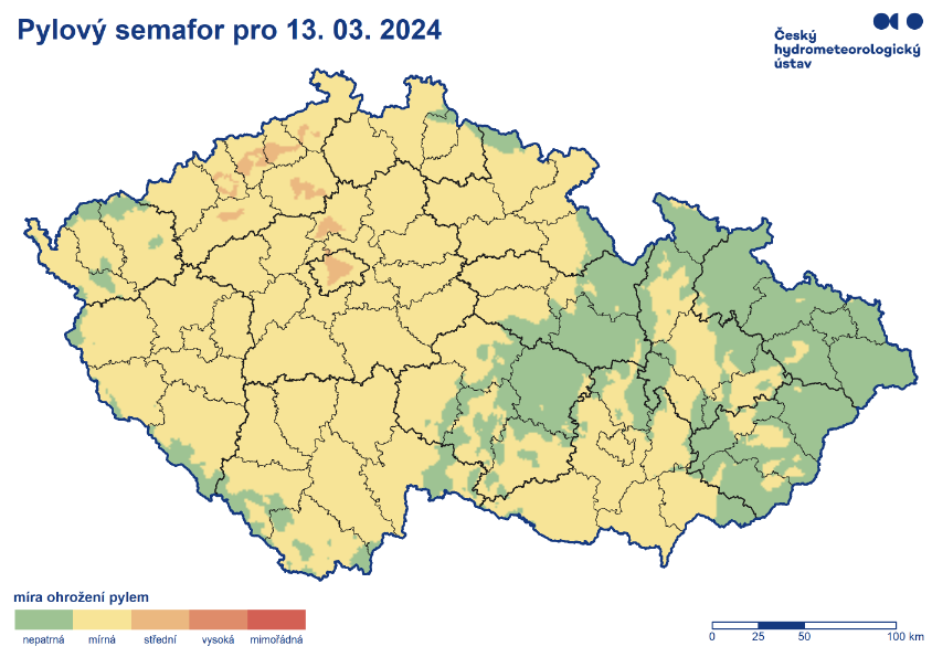 Pylový semafor ČHMÚ