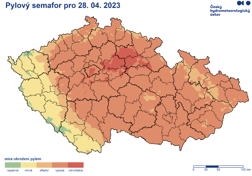 Pylový semafor ČHMÚ