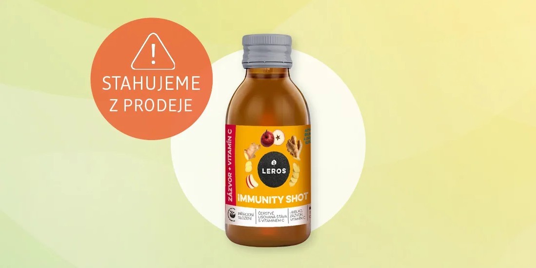 Leros Immunity SHOT zázvor + vitamín C 150 ml