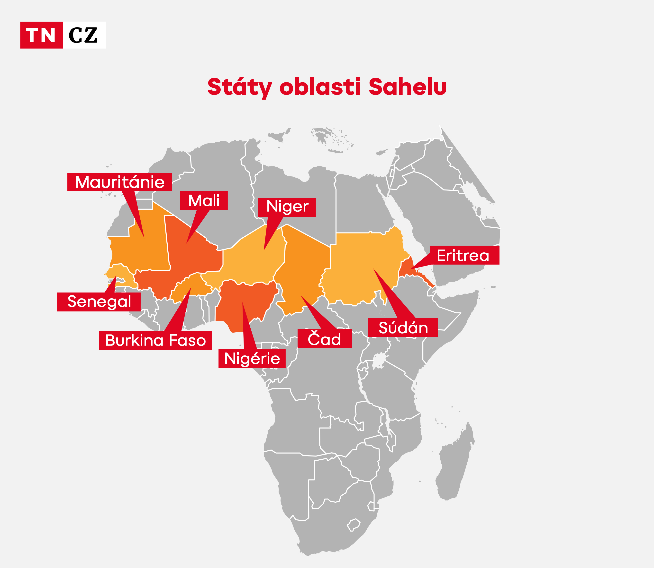 Státy oblasti Sahelu